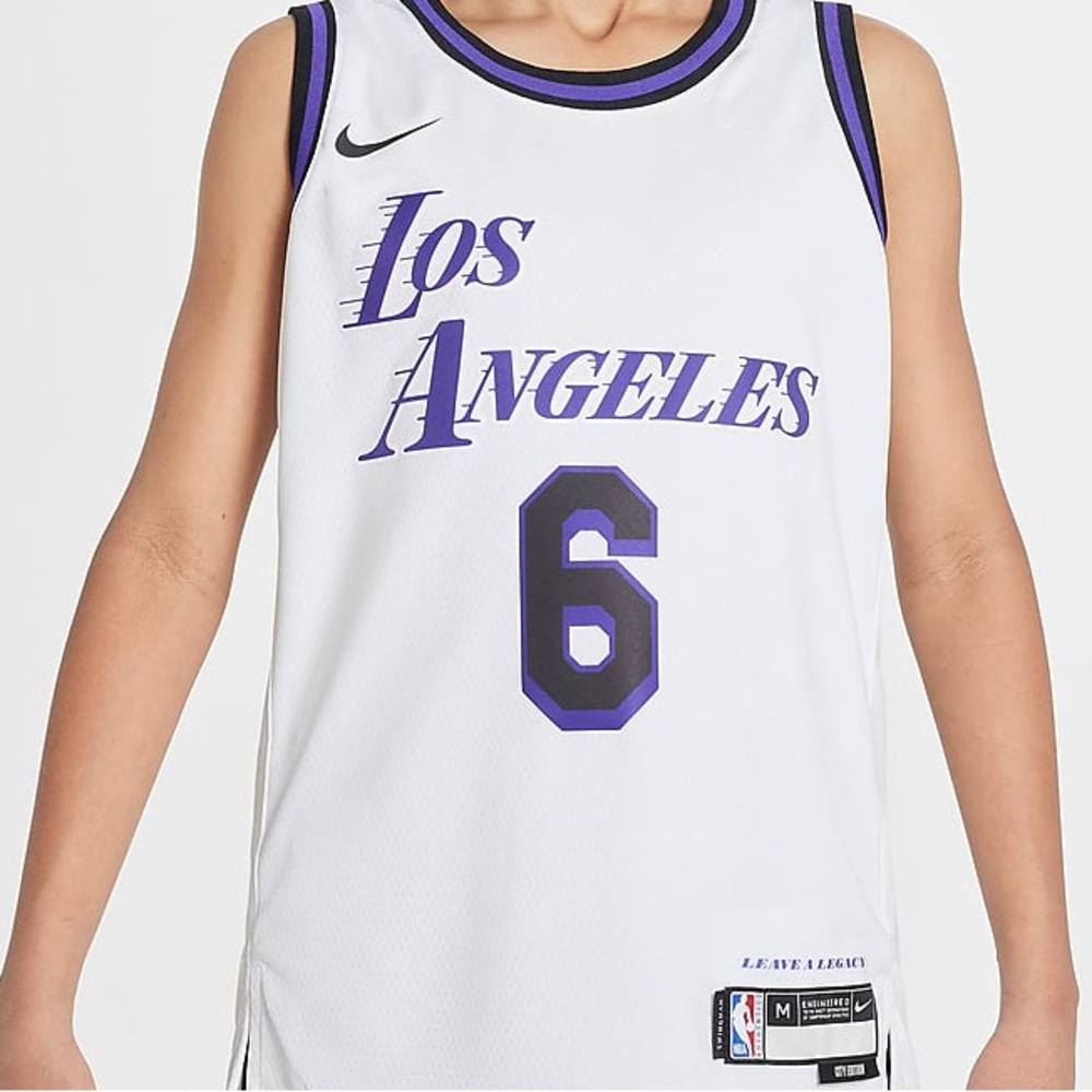 LeBron James Los Angeles Lakers City Edition
 Kids' Nike Dri-FIT NBA jersey
